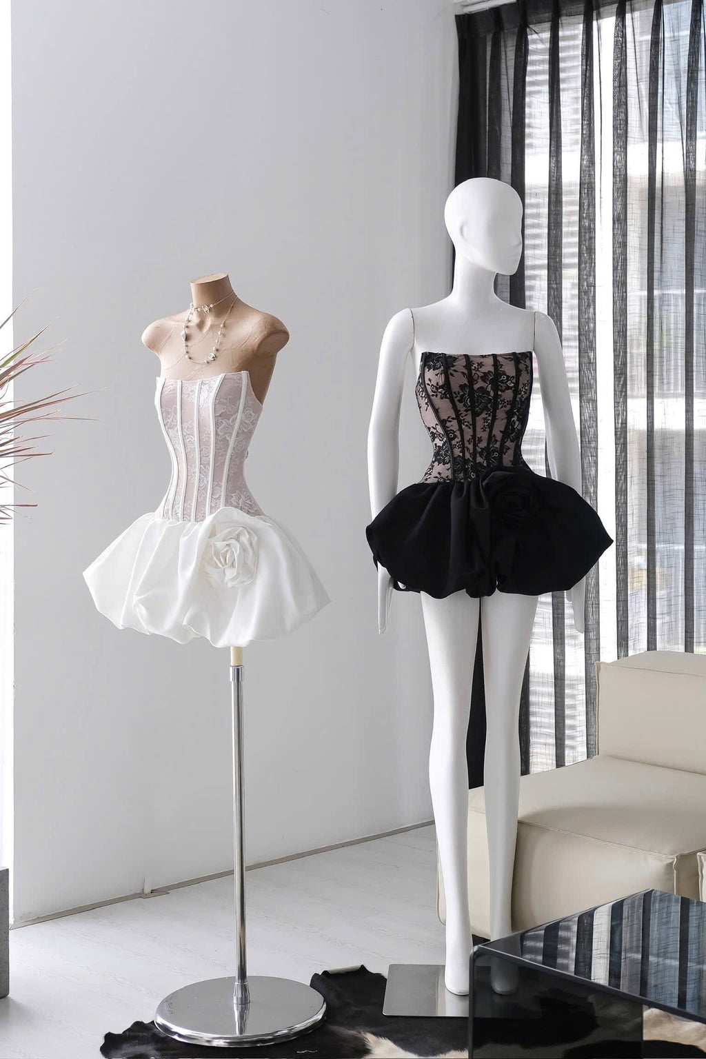 Nicolla Strapless Corset Mini Dress