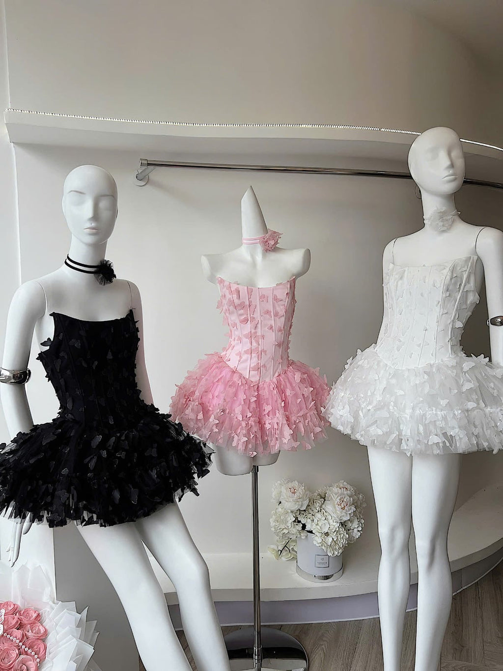 Adara Butterfly Corset Mini Dress