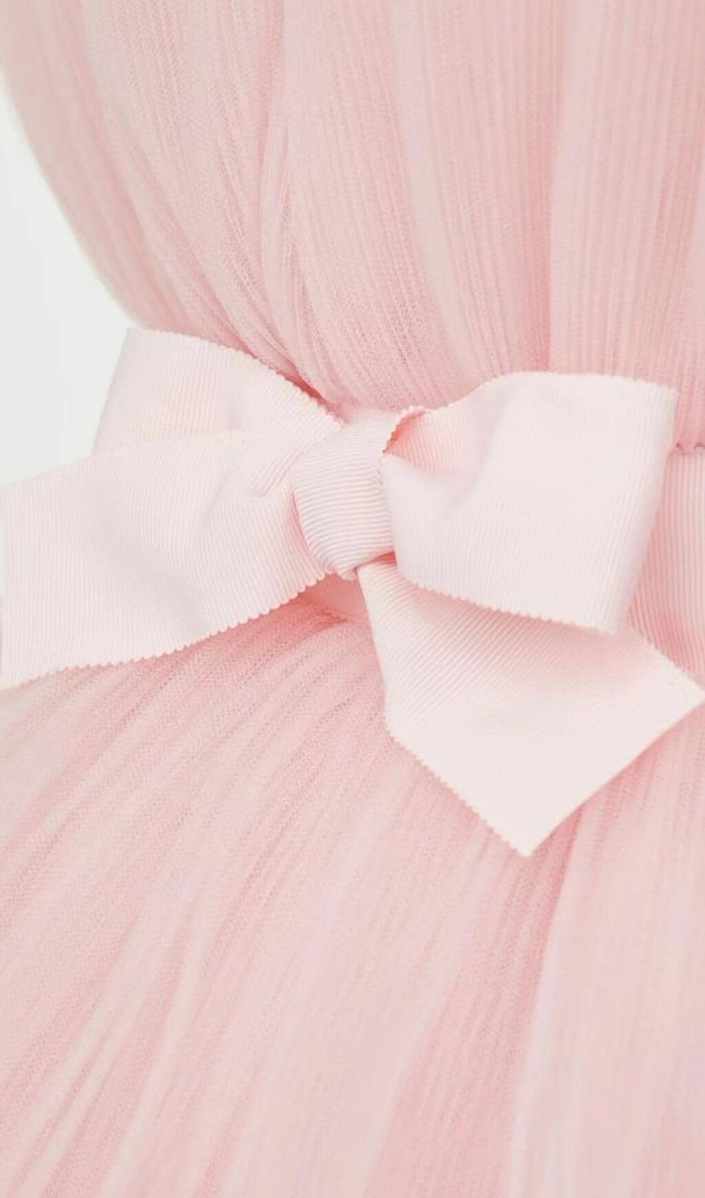 LAYERED STRAPLESS MINI DRESS IN light PINK