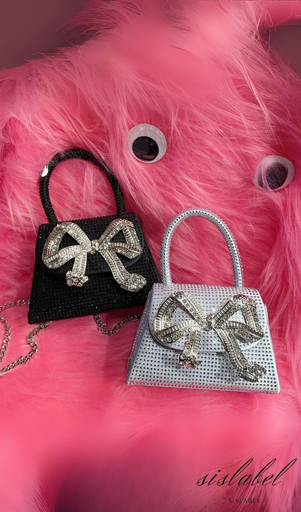 BOW EMBELLISHED TOTE BAG