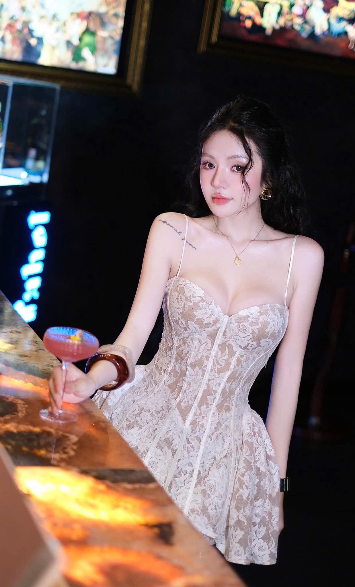 Alessia Lace Mini Dress