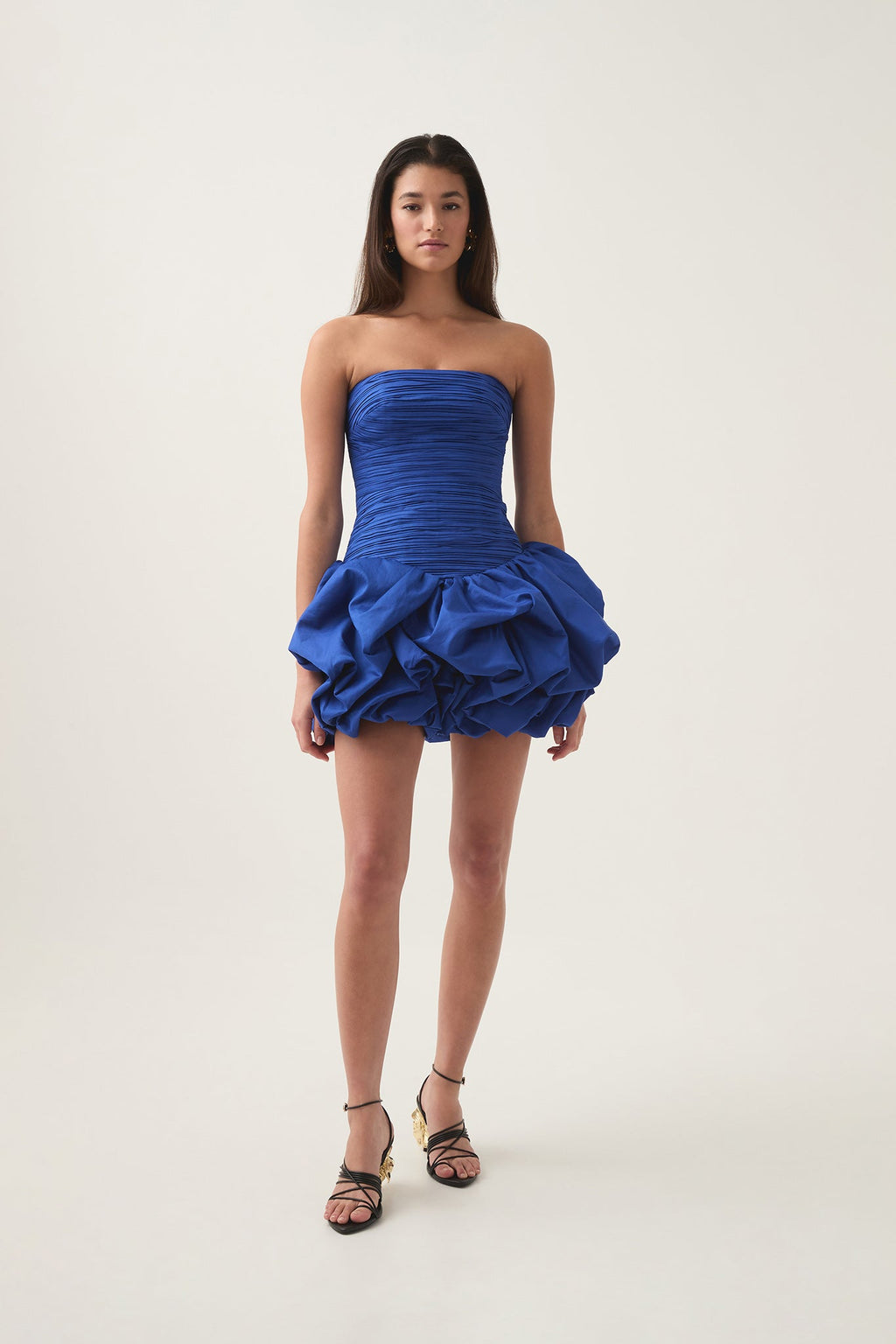 Violette Bubble Hem Mini Dress