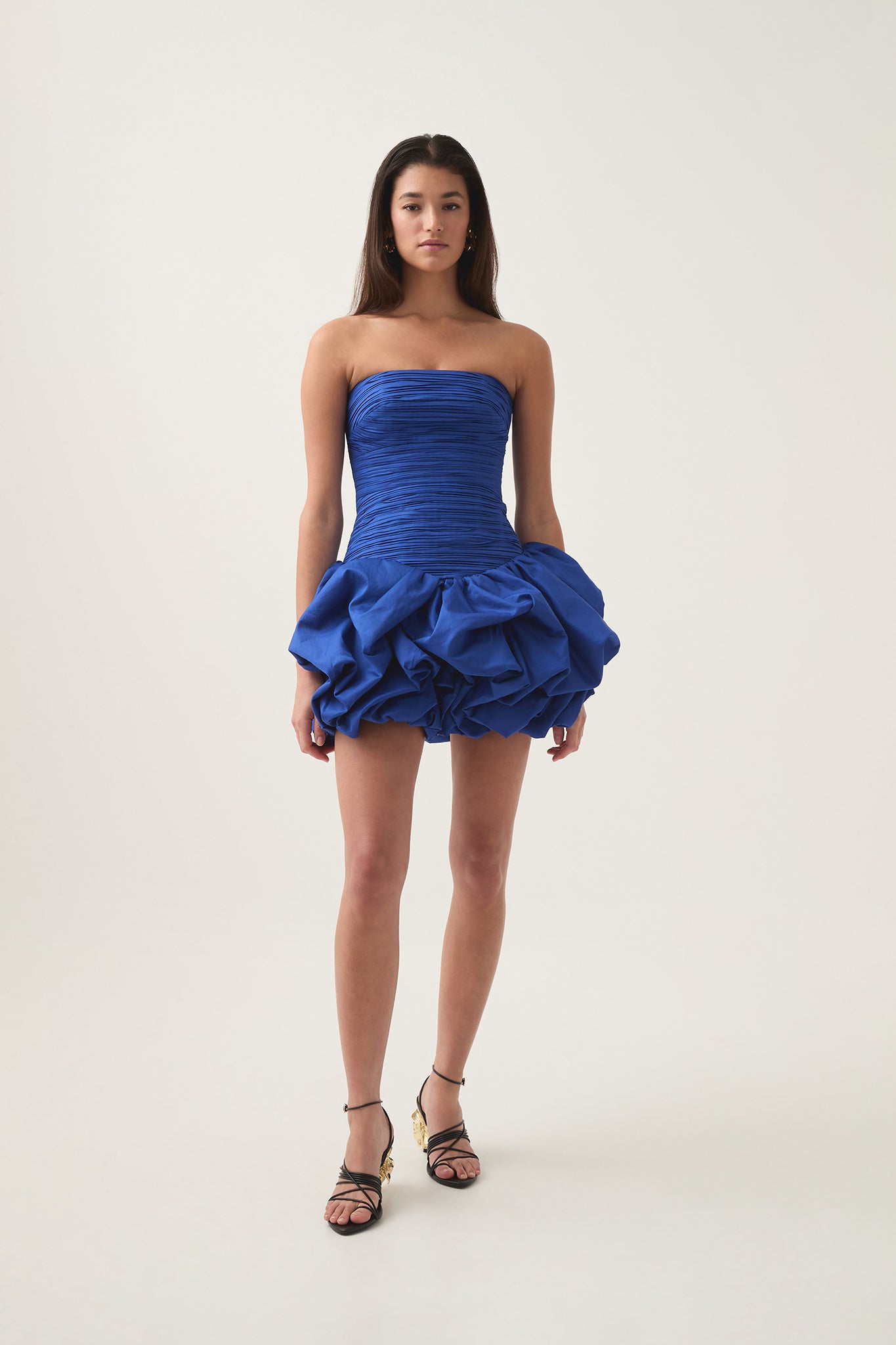 Violette Bubble Hem Mini Dress