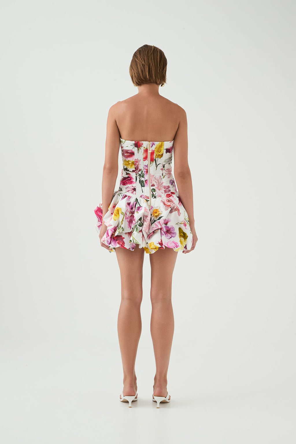 Violette Bubble Hem Mini Dress