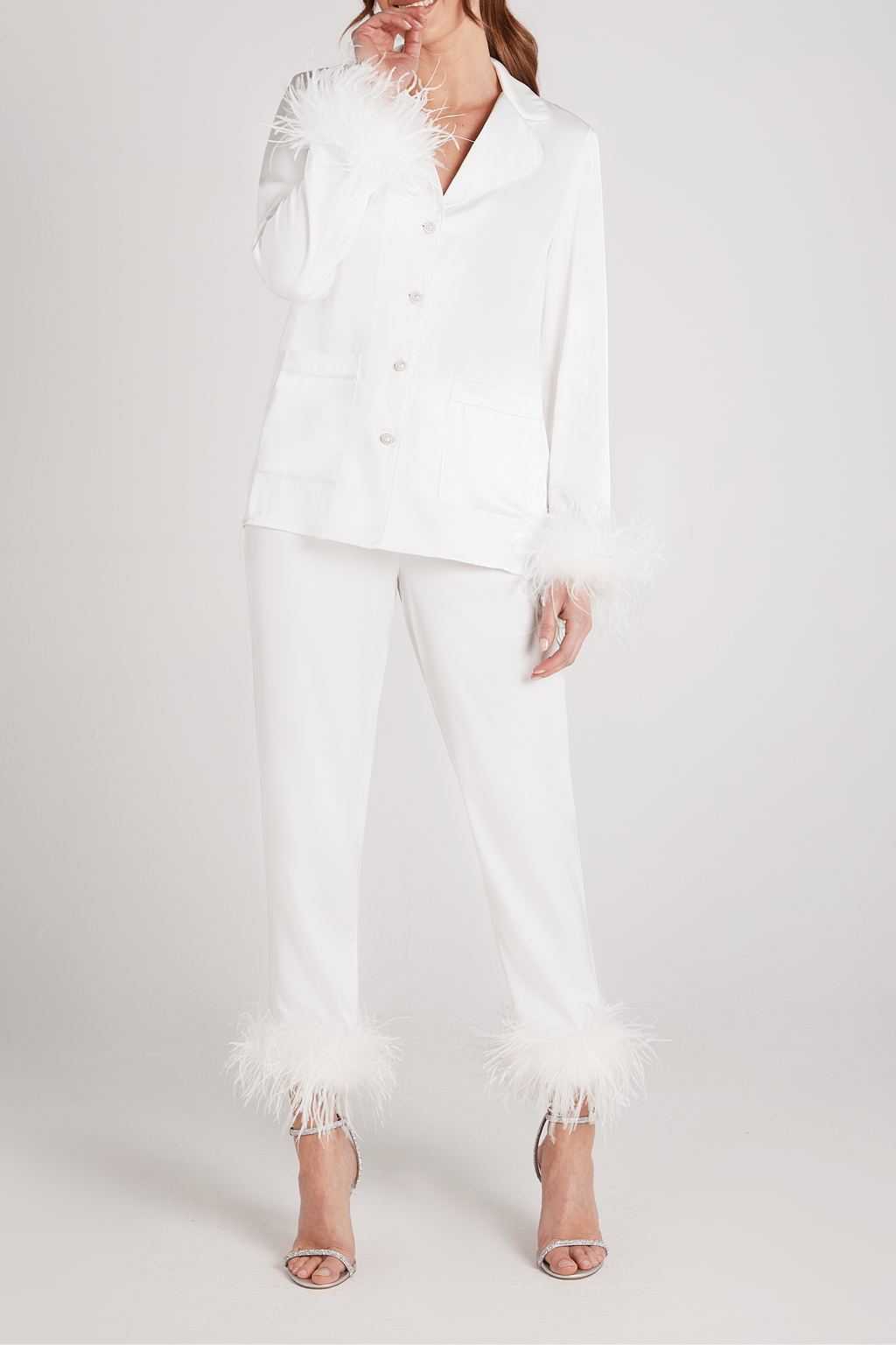 Darcie White Pajamas