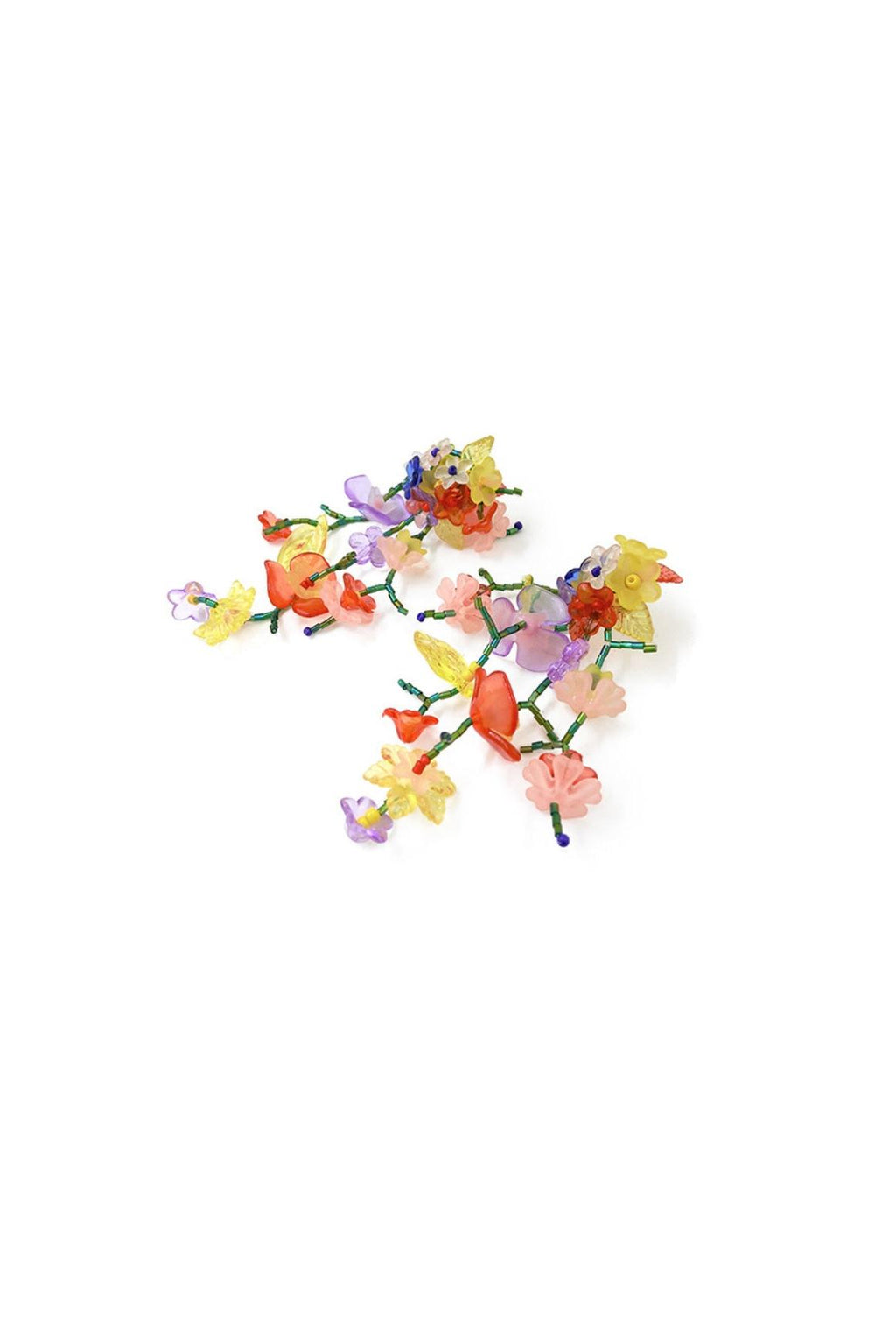 COLORFUL FLOWER ACRYLIC EARRINGS