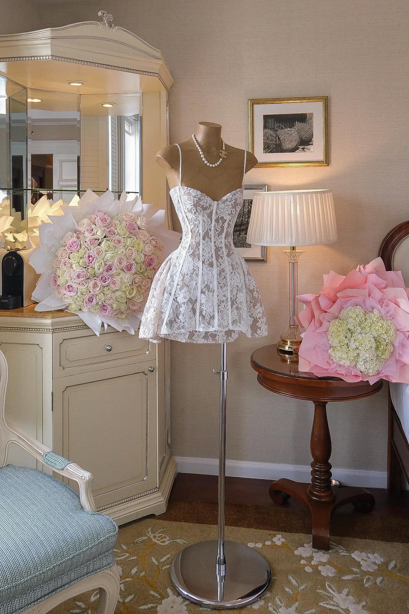 Alessia Lace Mini Dress