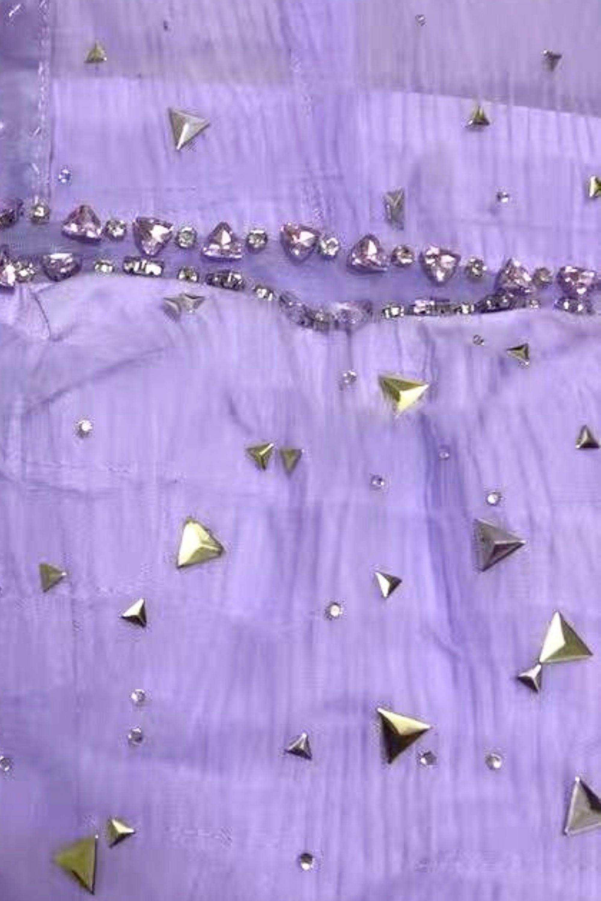 EMBELLISHED MAXI DRESS IN PURPLE