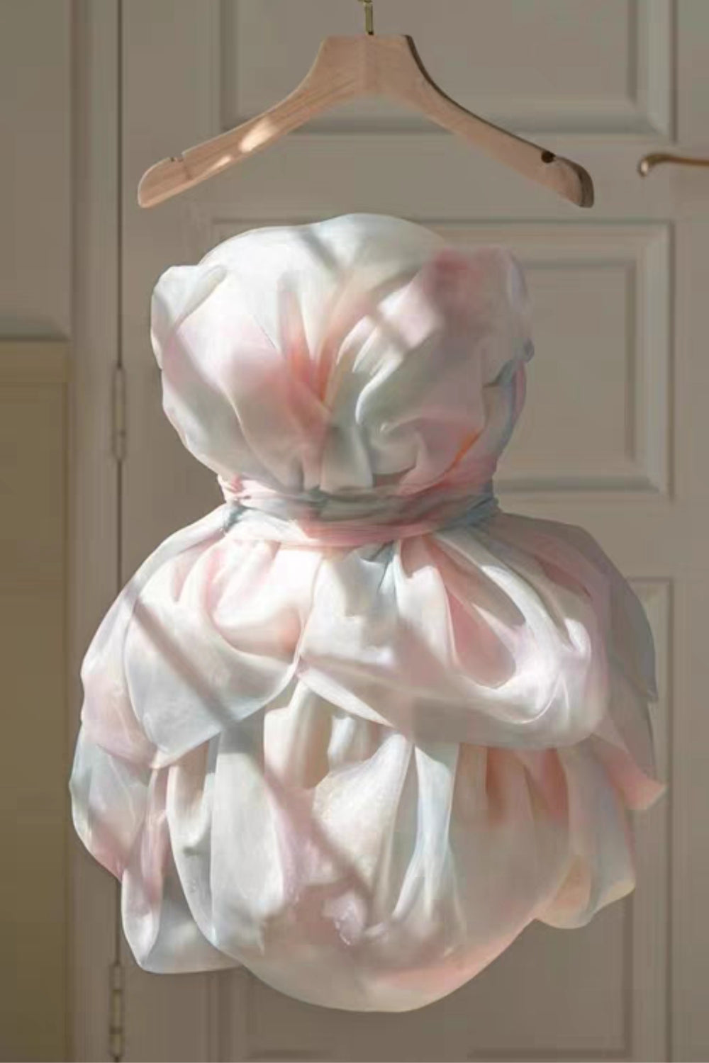 FLOWER BUD RAINBOW MINI DRESS