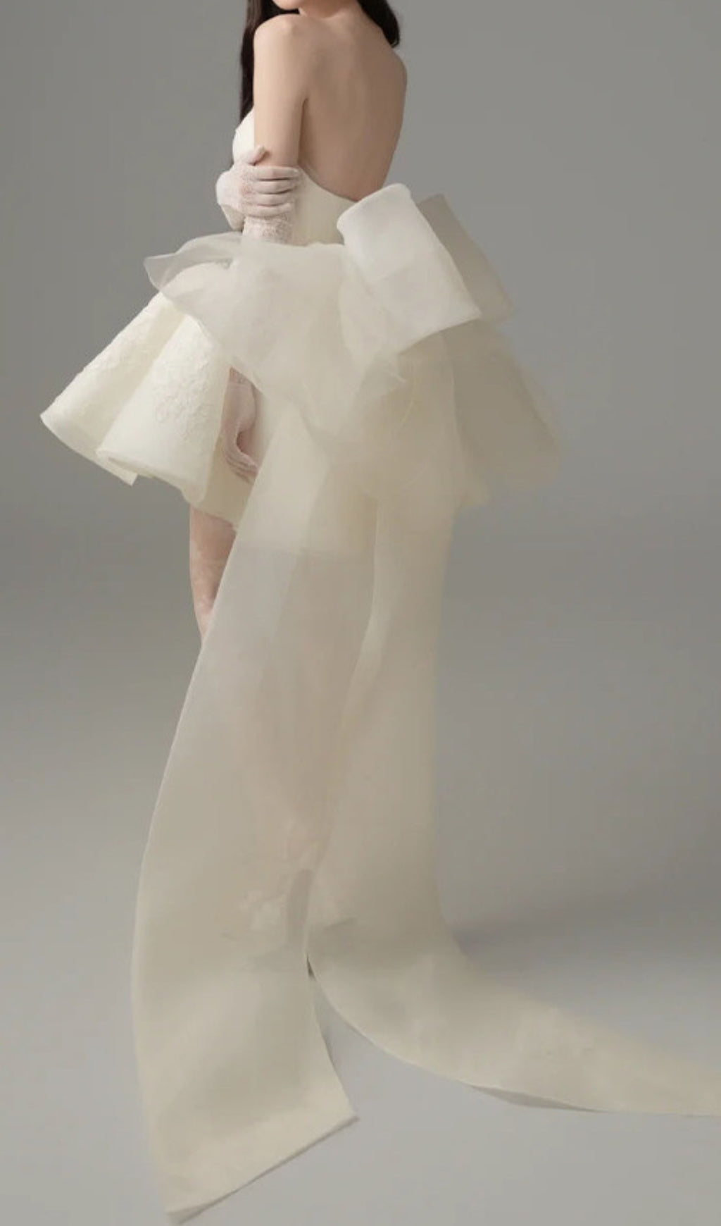 Dervla Strapless Bow Mini Dress