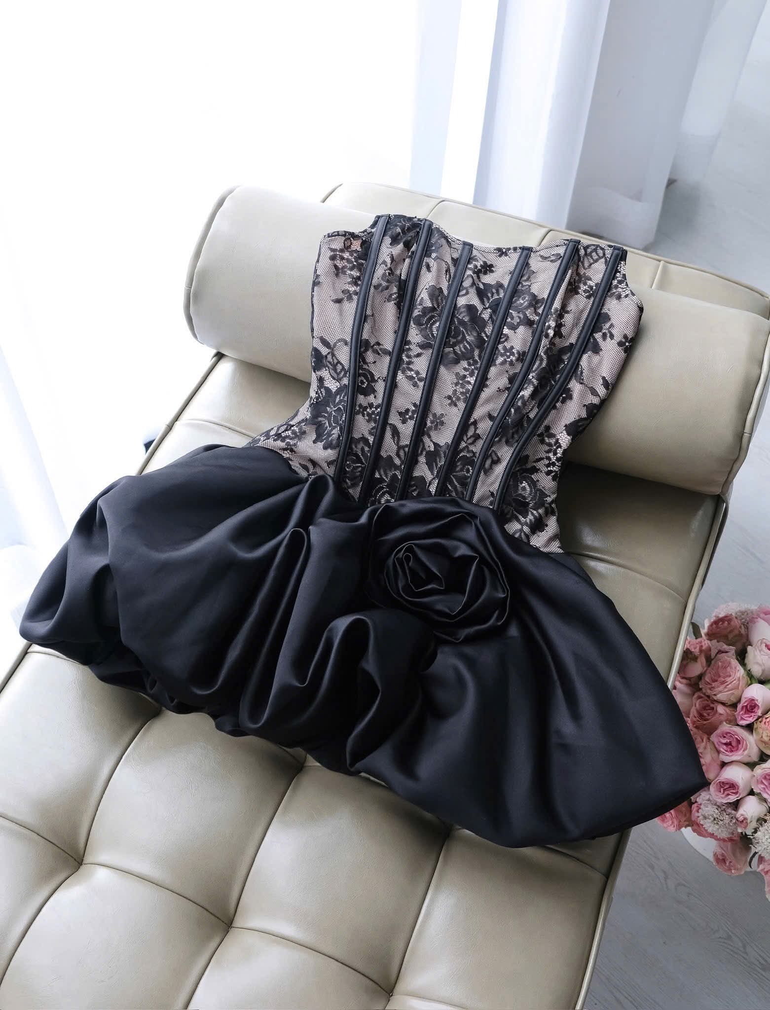 Nicolla Strapless Corset Mini Dress