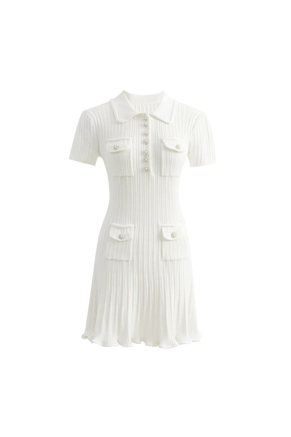 Sequin Knit Mini Dress