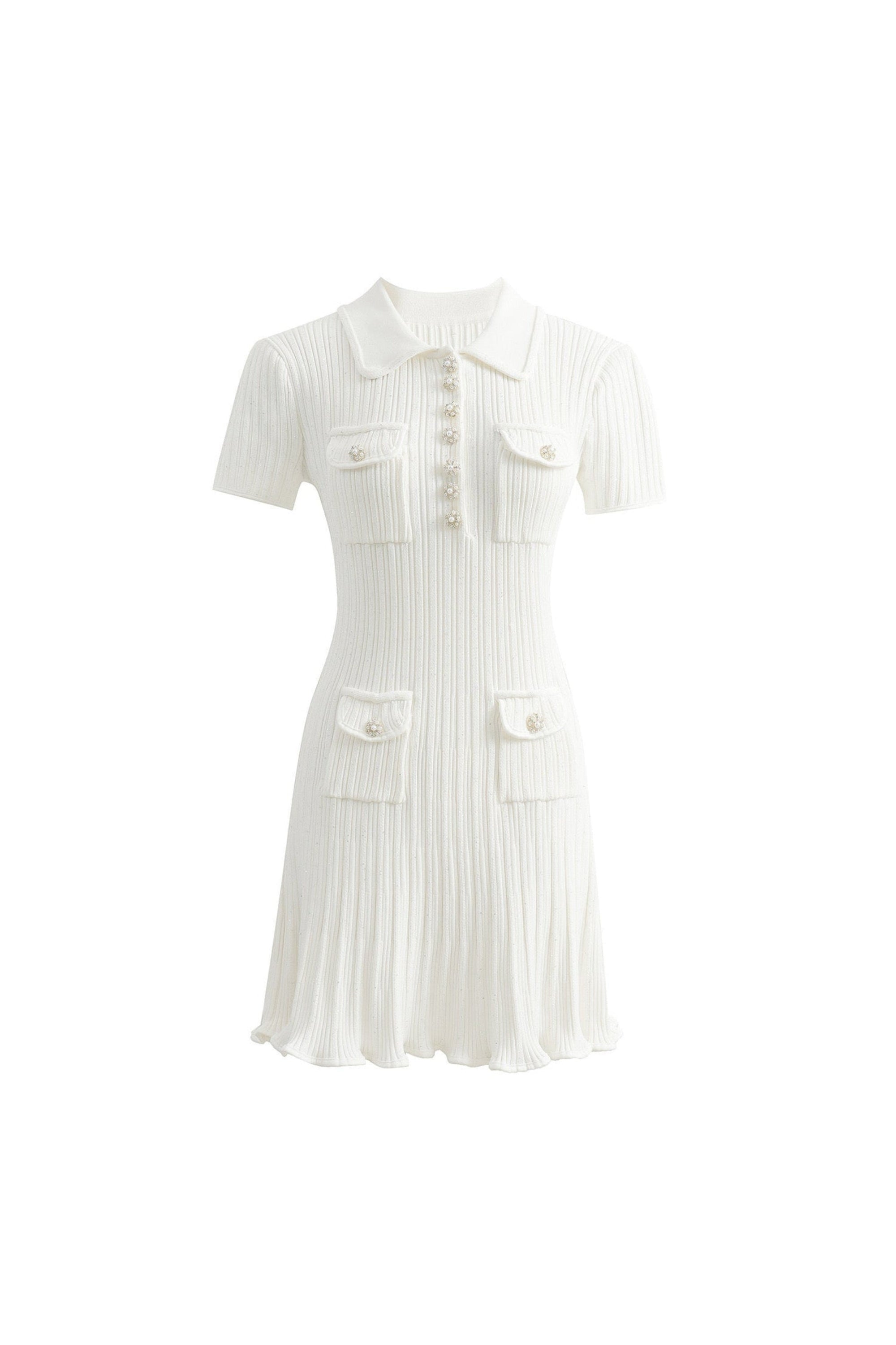 Sequin Knit Mini Dress