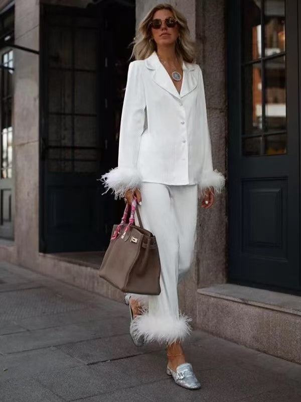 Darcie White Pajamas