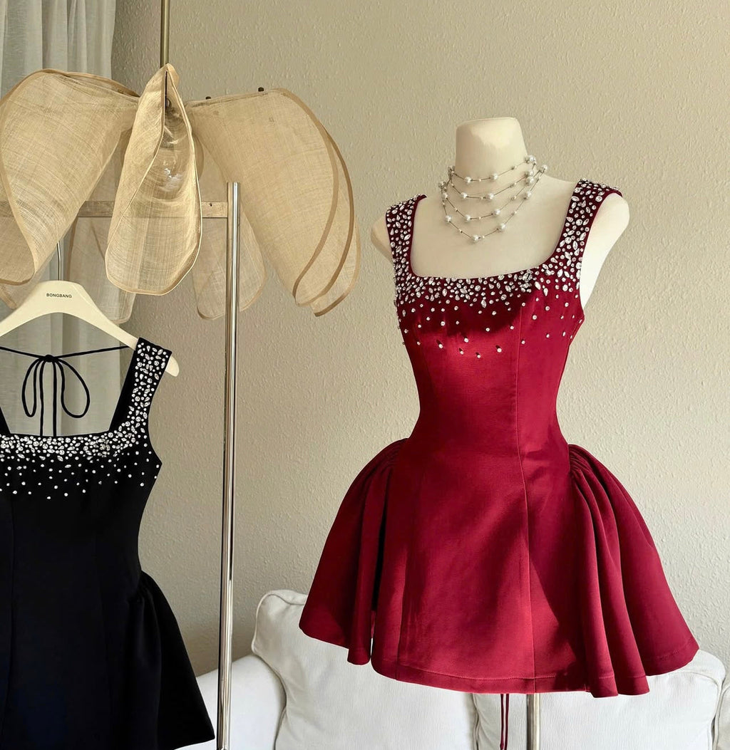 elise embellished mini dress