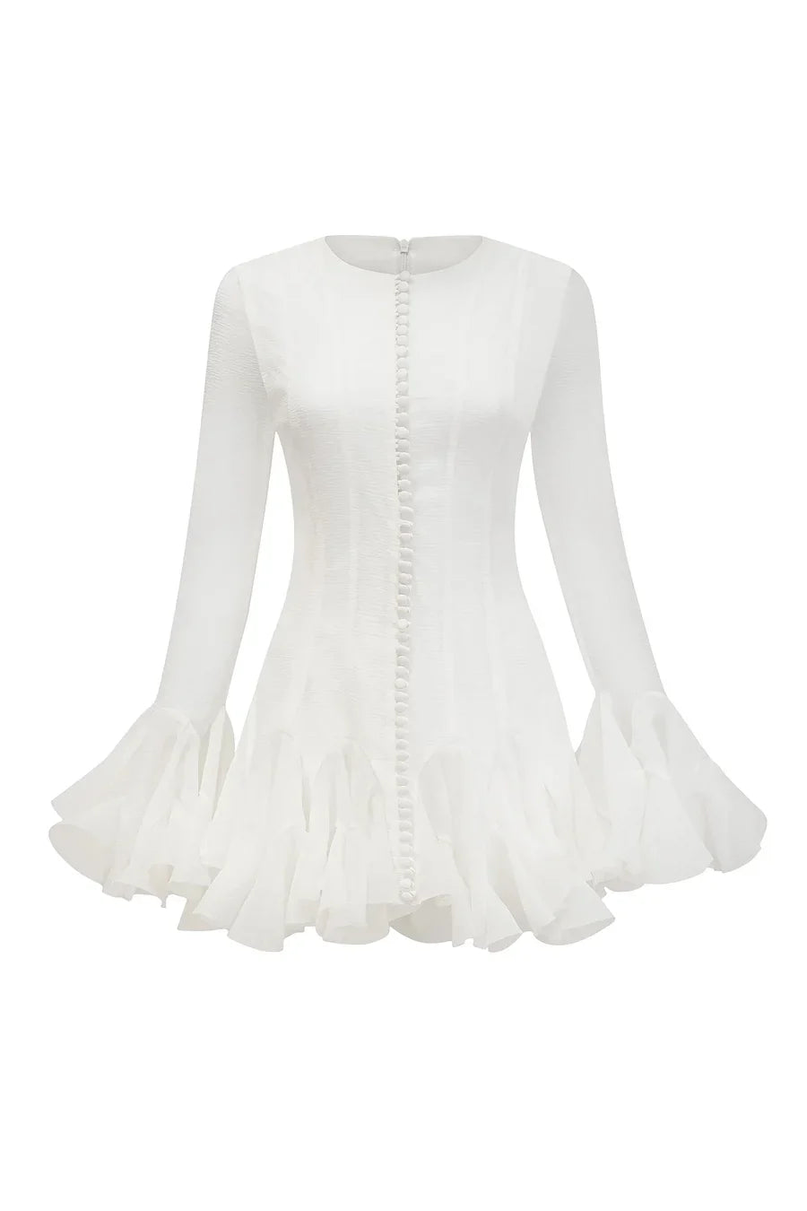 JOCELYN RUFFLED MINI DRESS