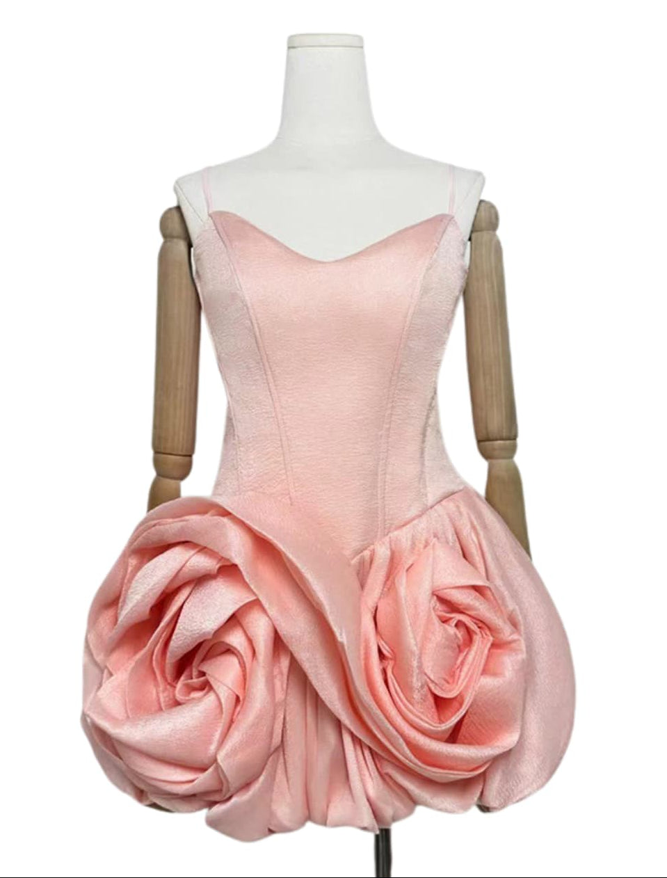 doreen 3d flower bud mini dress