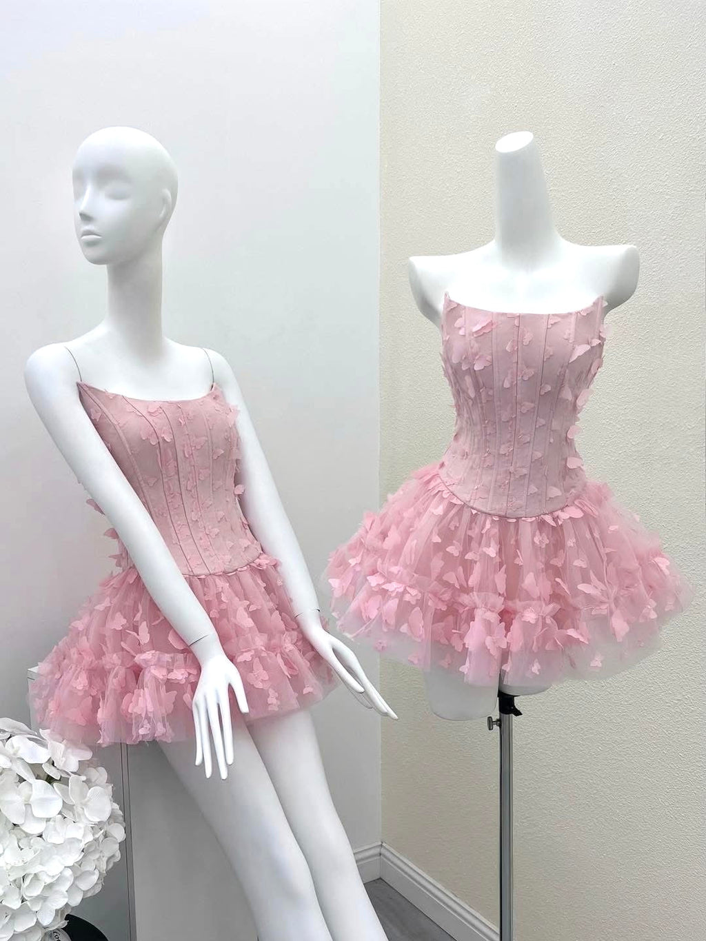 Adara Butterfly Corset Mini Dress