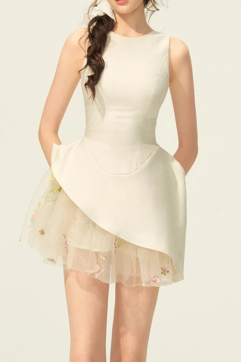 Liechti Floral Layer Mini Dress