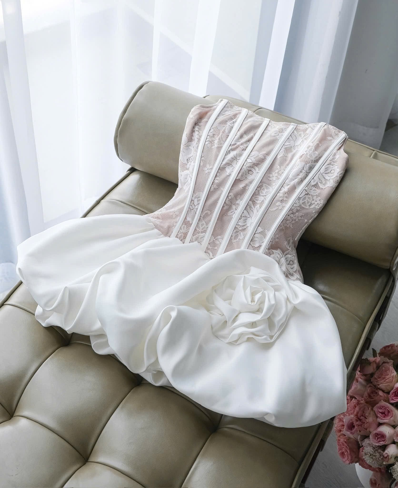 Nicolla Strapless Corset Mini Dress