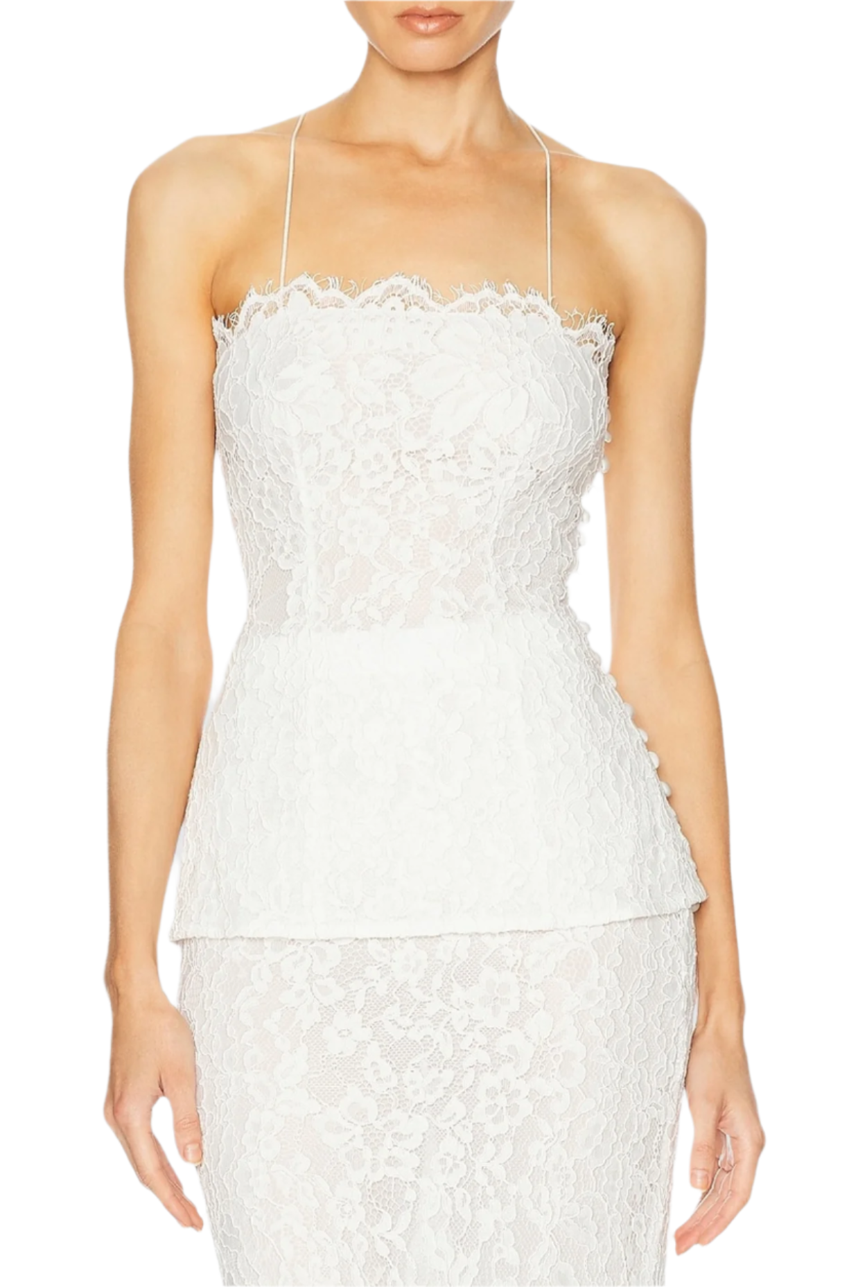 Beckie Lace Top - White