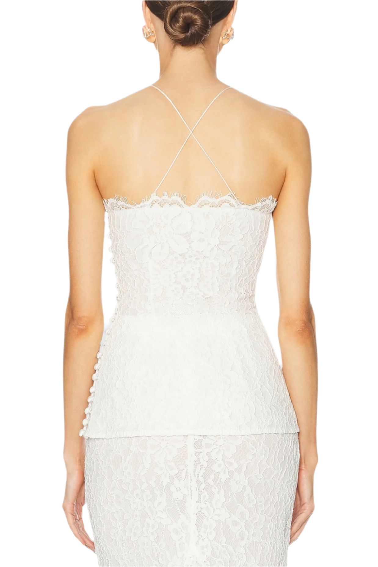 Beckie Lace Top - White