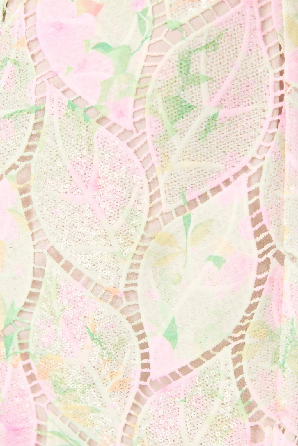 karen Floral maxi Dress in multicolor