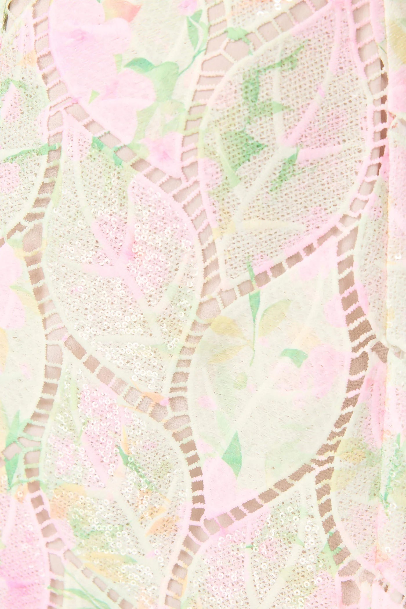 karen Floral maxi Dress in multicolor