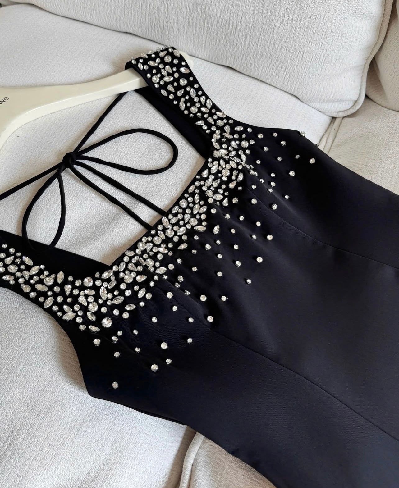 elise embellished mini dress