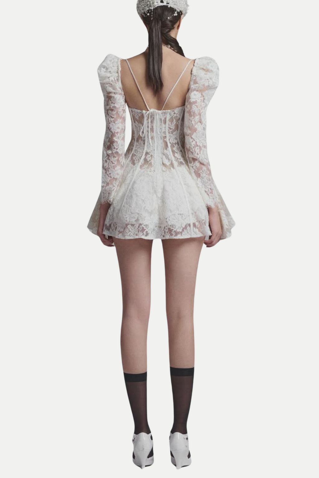 Caitlyn Lace Corset Mini Dress