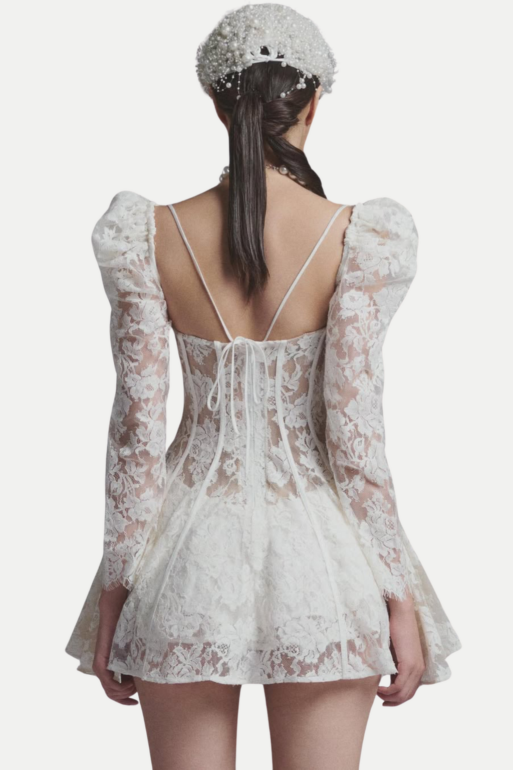 Caitlyn Lace Corset Mini Dress