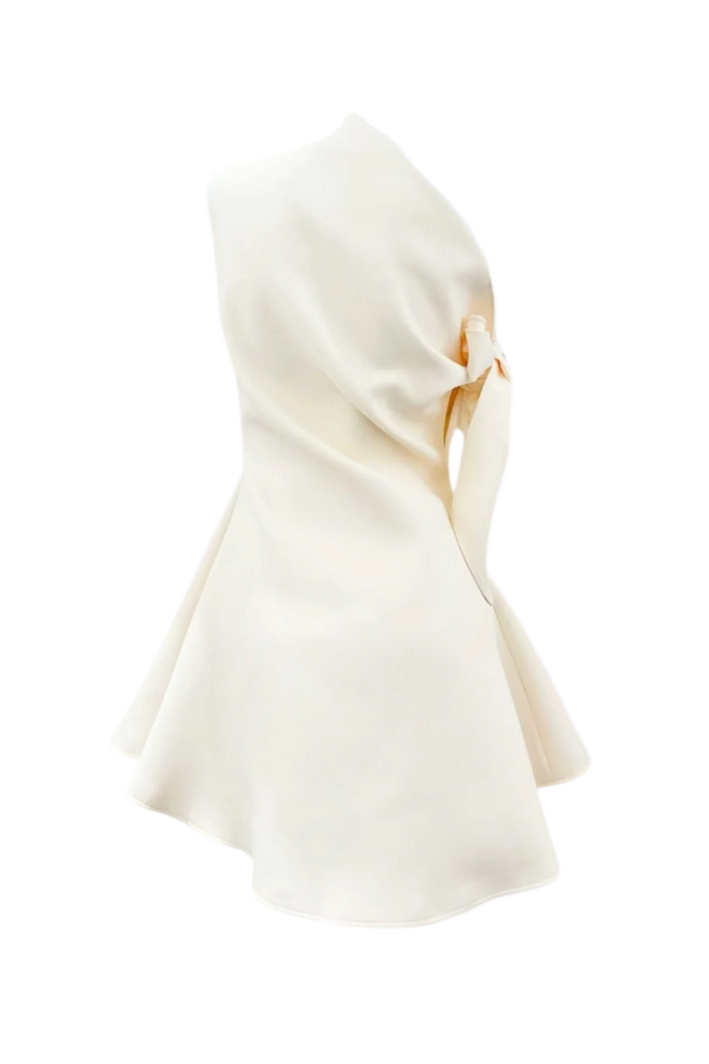 Calwa Asymmetric One Shoulder Flare Mini Dress