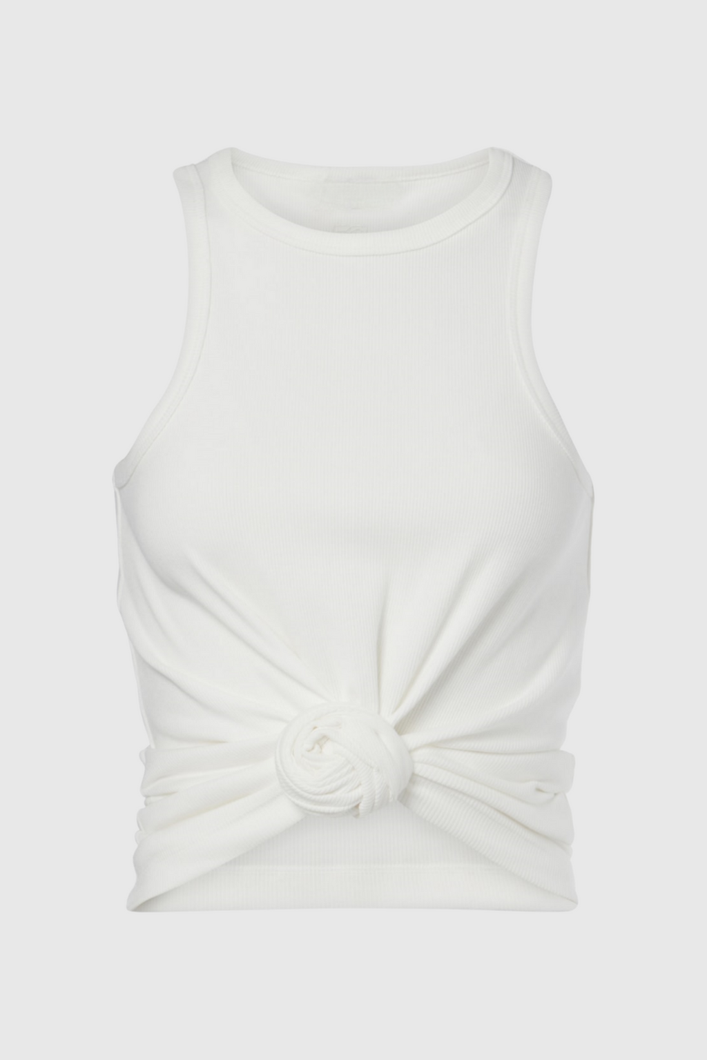 Claudas Knot Tank Top - White