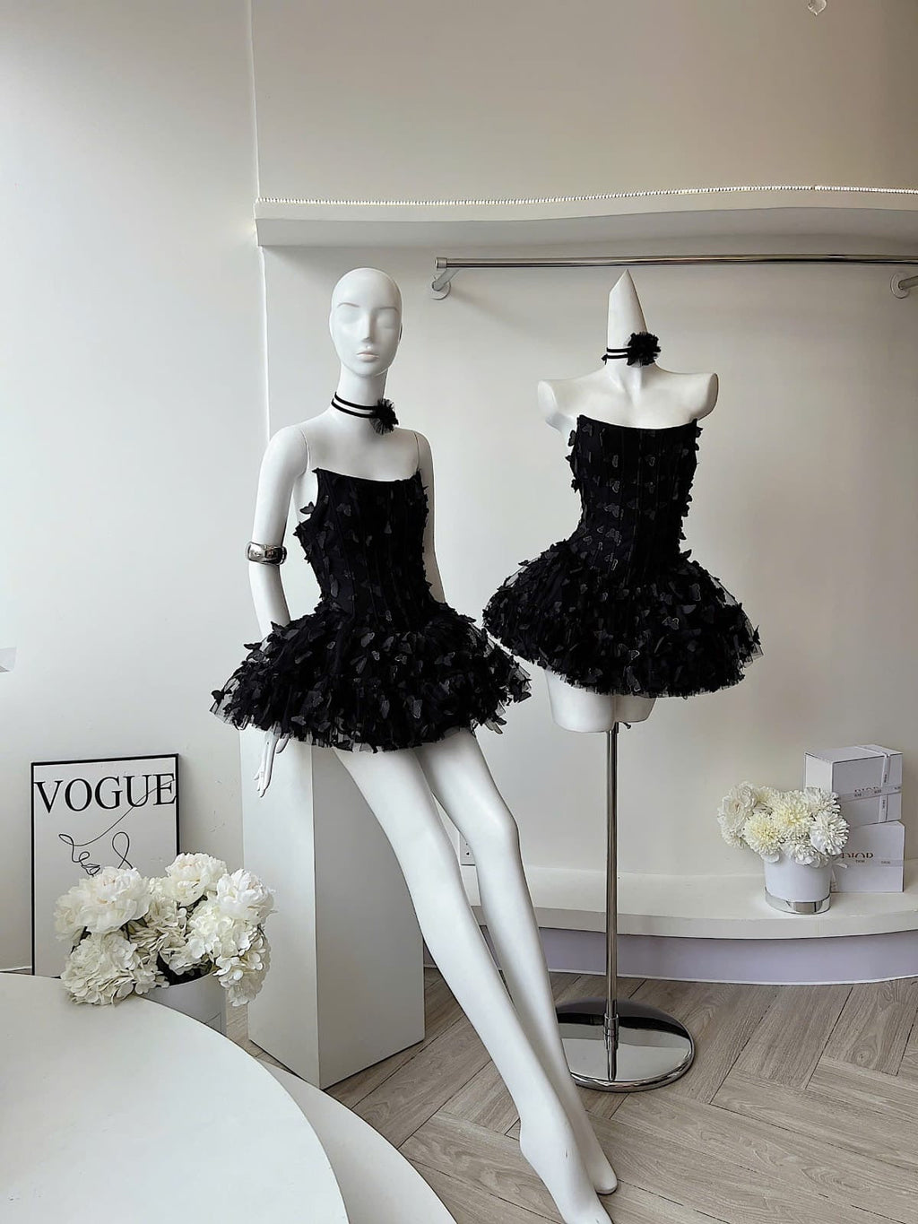 Adara Butterfly Corset Mini Dress