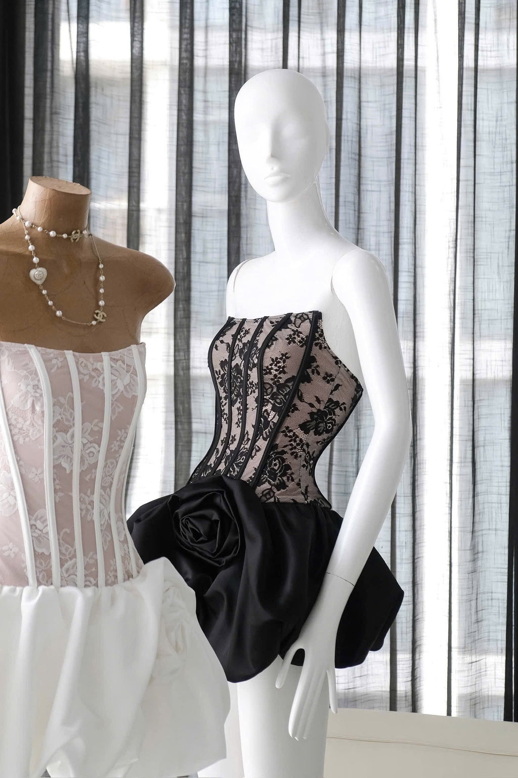 Nicolla Strapless Corset Mini Dress