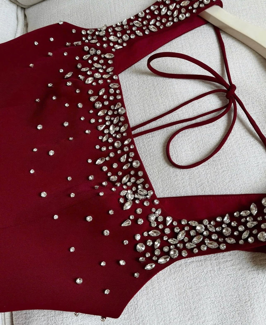 elise embellished mini dress