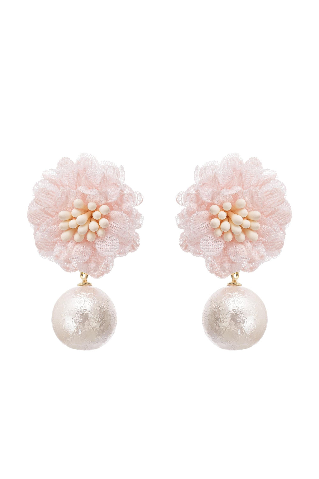 Capriana floral motif drop earrings