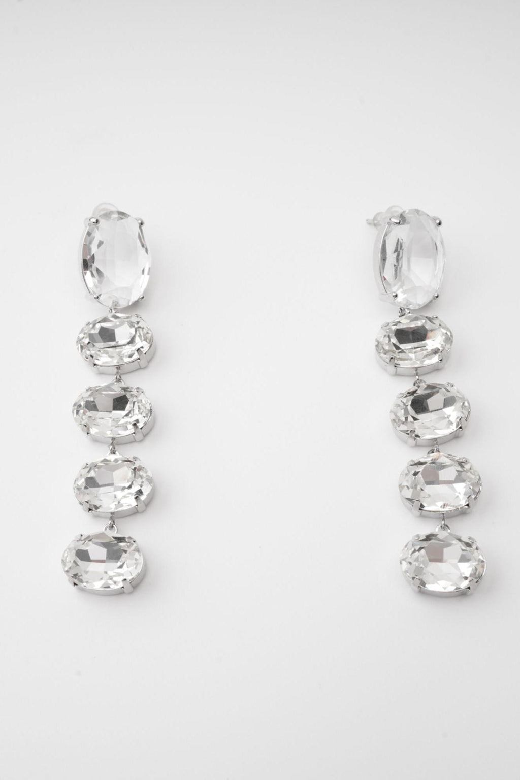 Felicia crystal-embellished dangle earrings