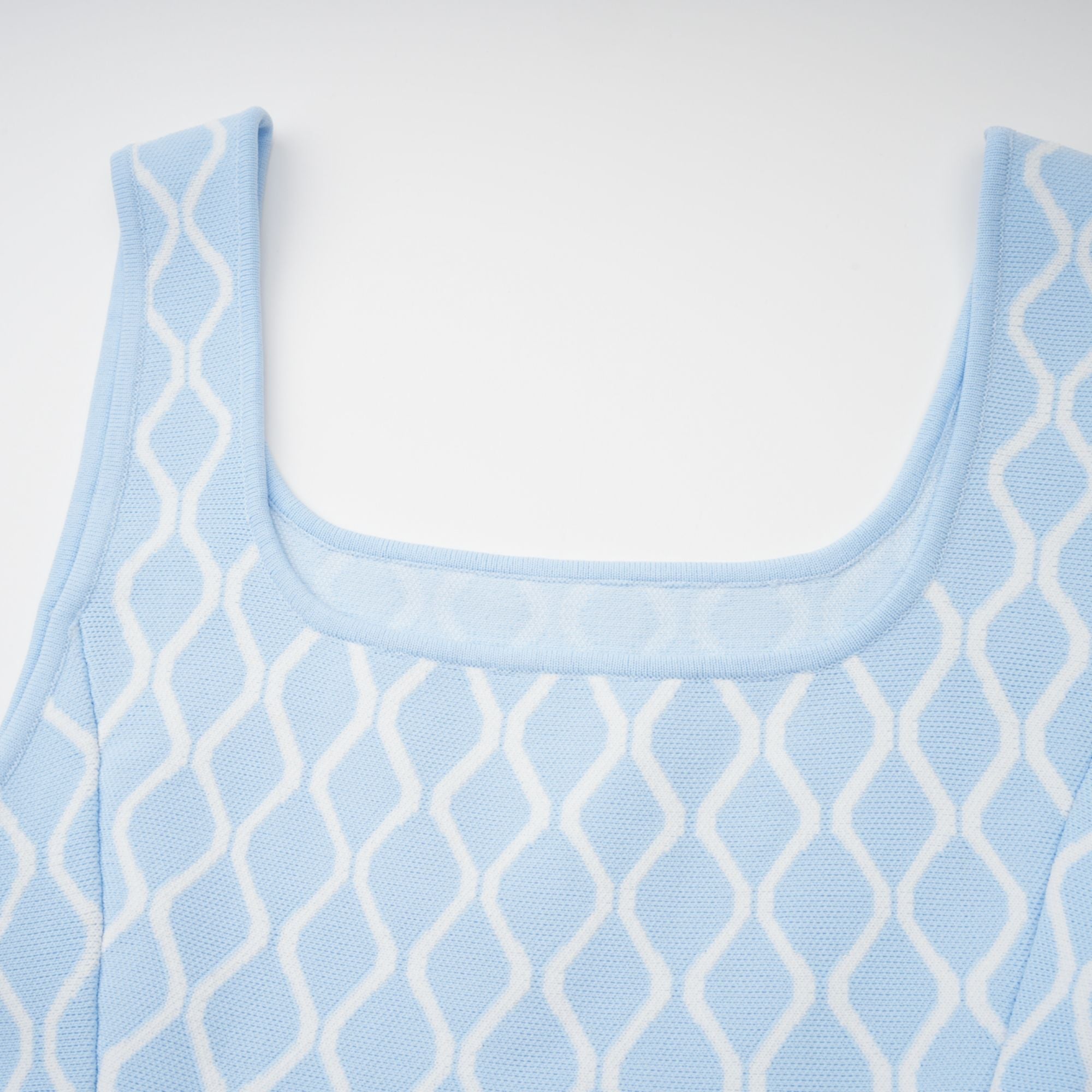 Hélène patterned-jacquard sleeveless mini dress