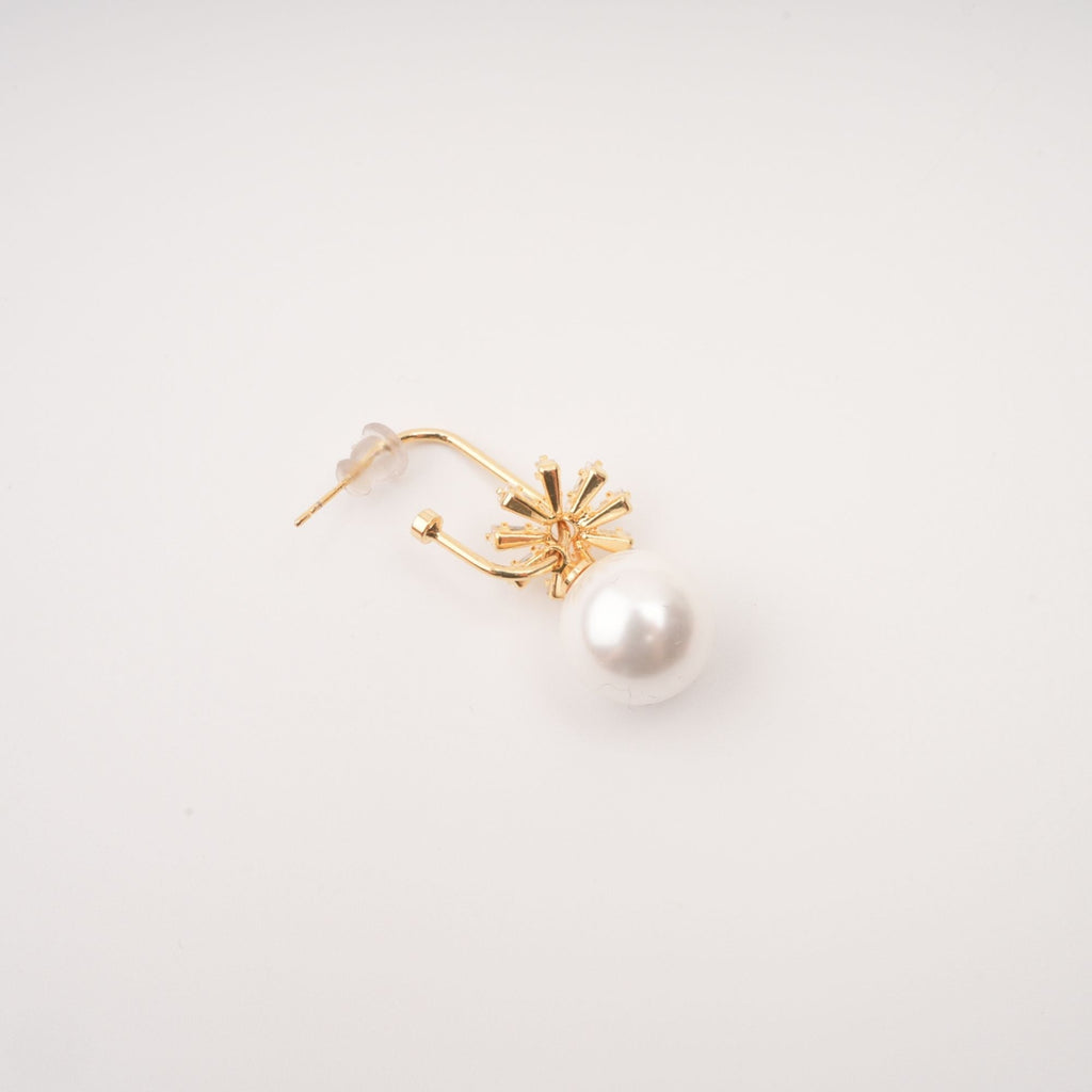 Kate crystal-embellished pearl earrings