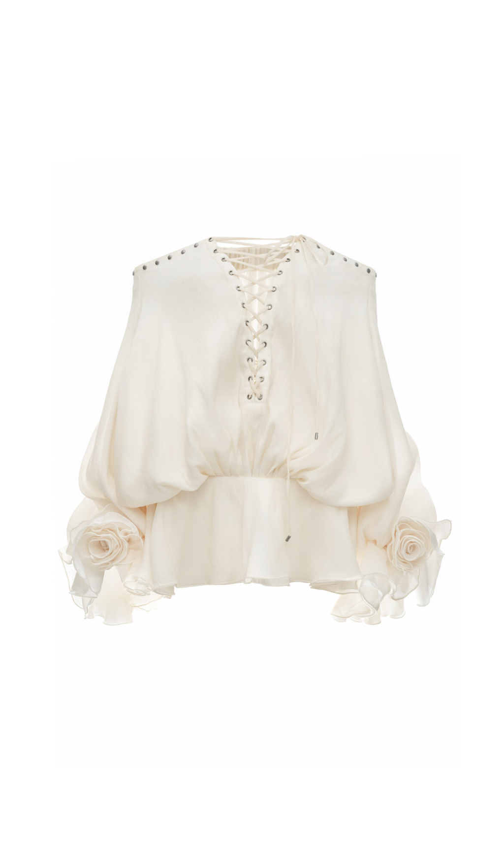 off-shoulder flared sleeve mini shirt dress in white