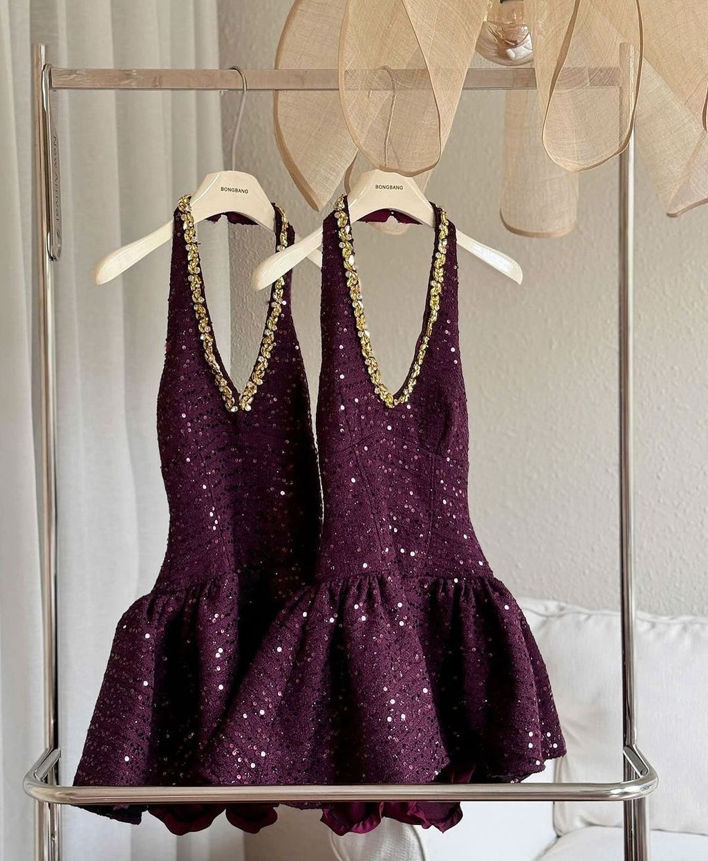 Bellerose Mini Dress In Purple