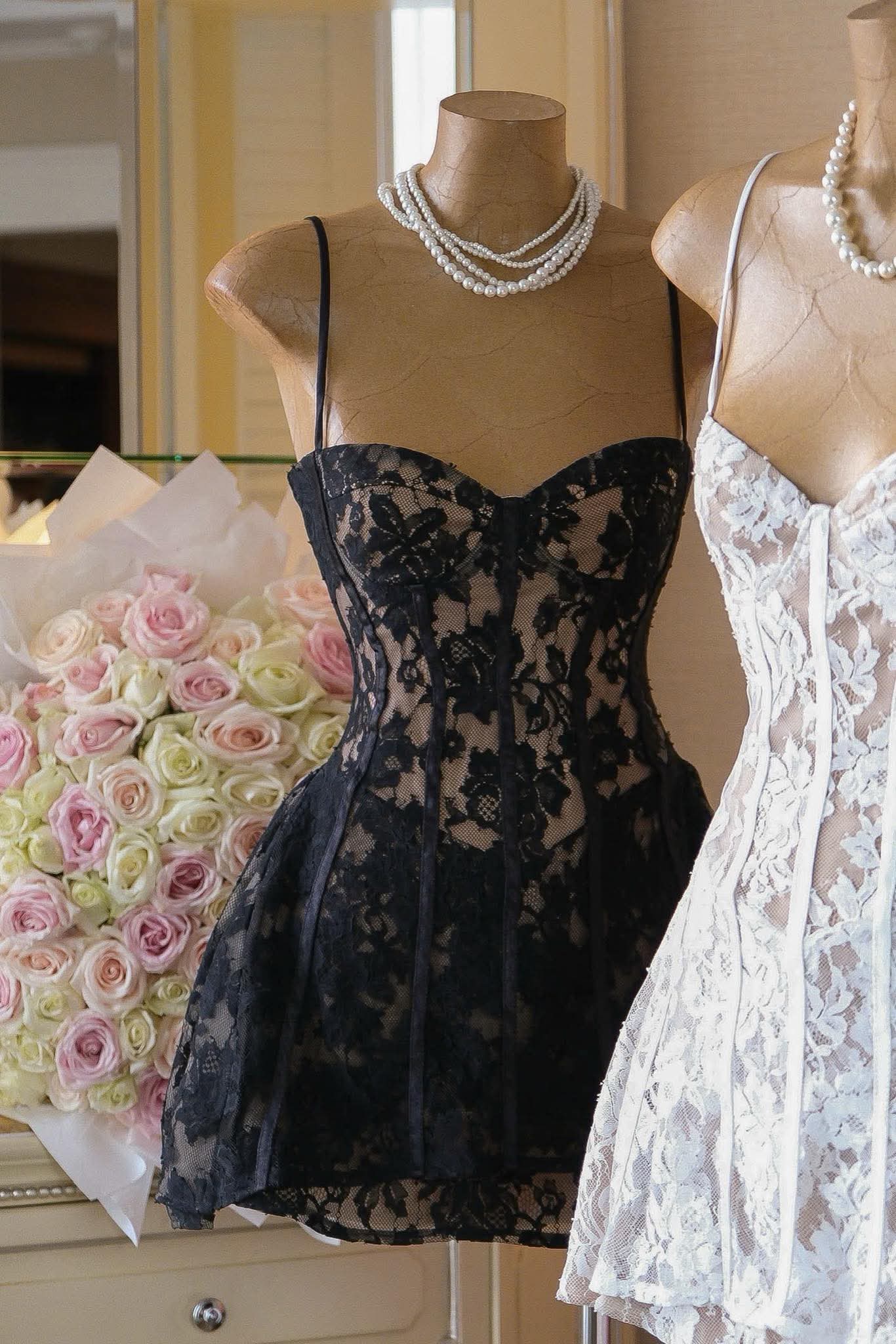 Alessia Lace Mini Dress