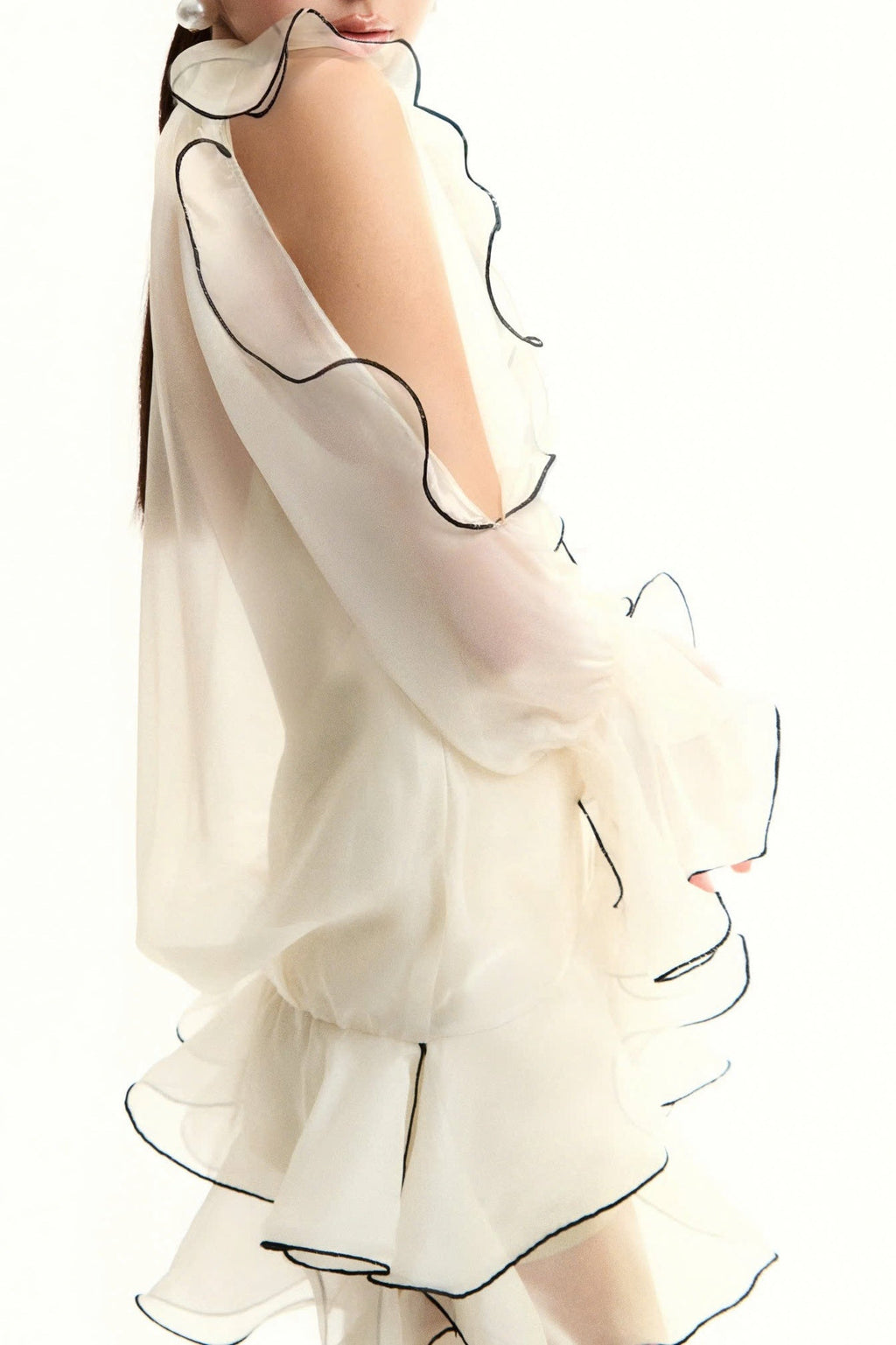 Eavan Ruffle Floral Mini Dress