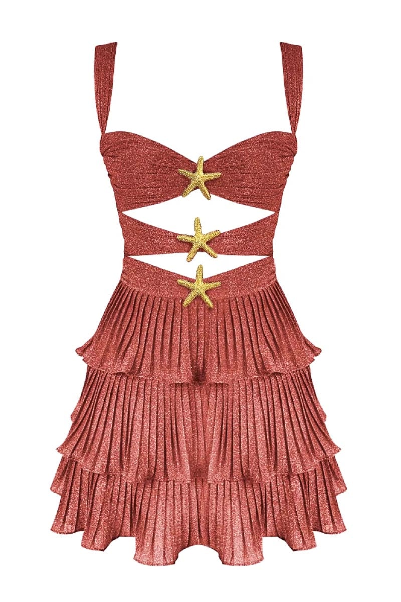 Starfish Cut Out Mini Dress