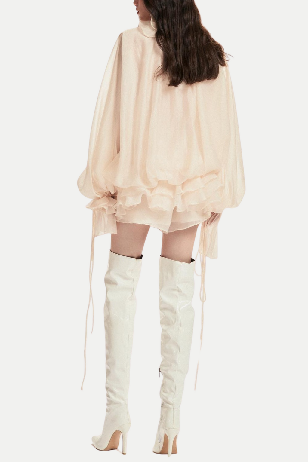 Jaketta Flower Ruffle Mini Dress