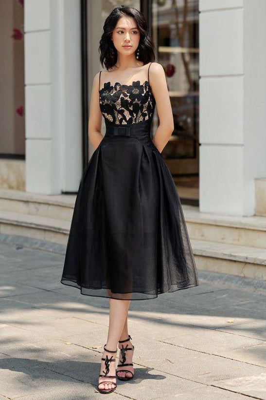 tule lace camisole dress