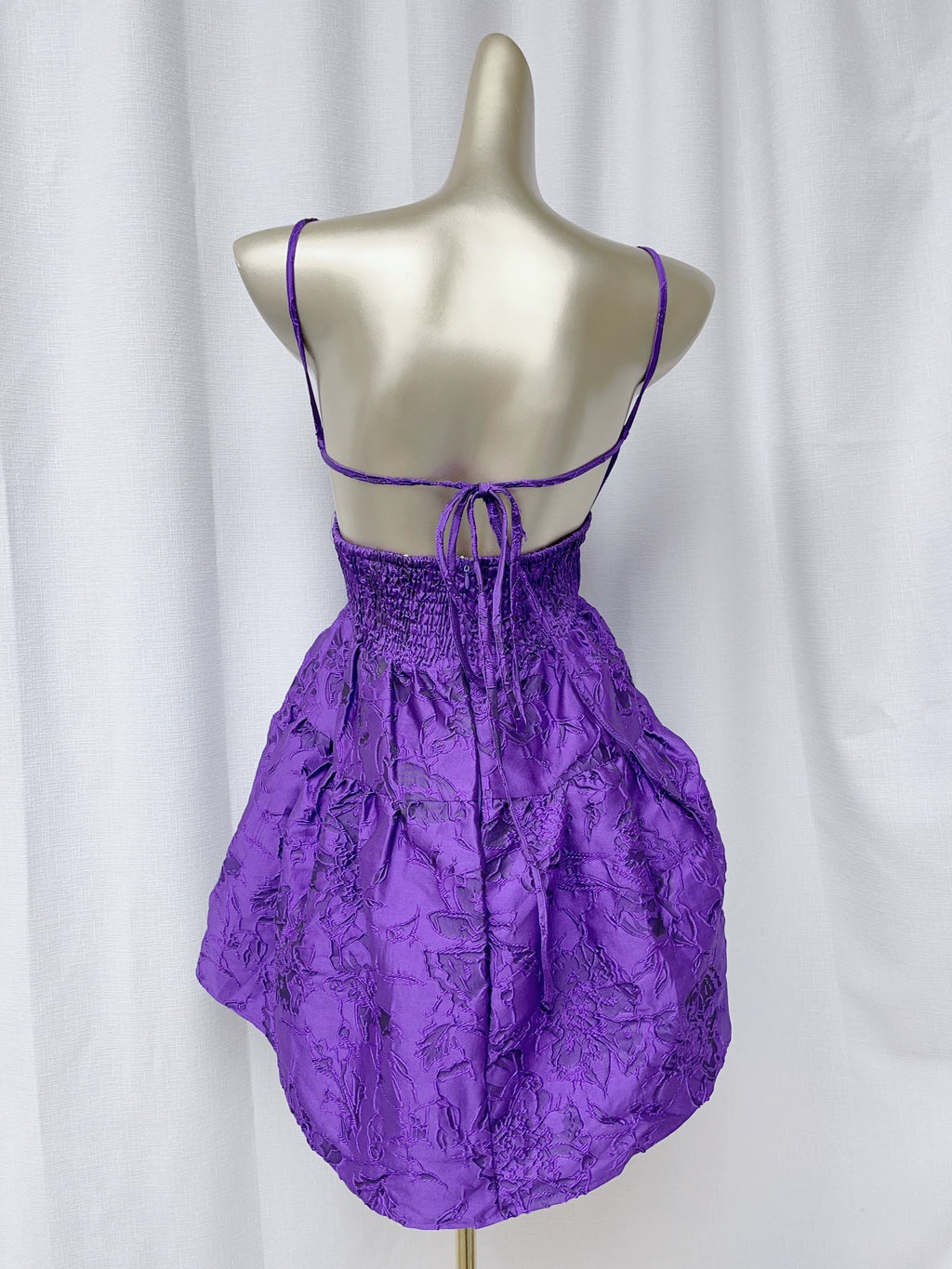 Jacquard dopamine slip mini dress