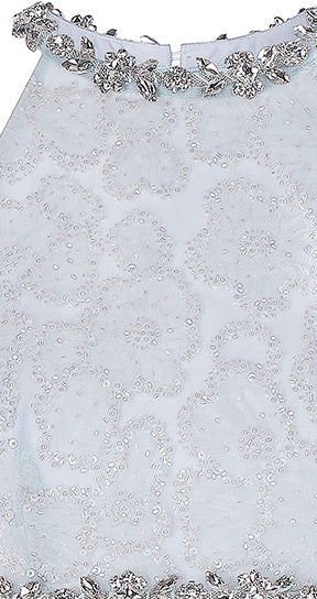 Sleeveless halter layered party Dress