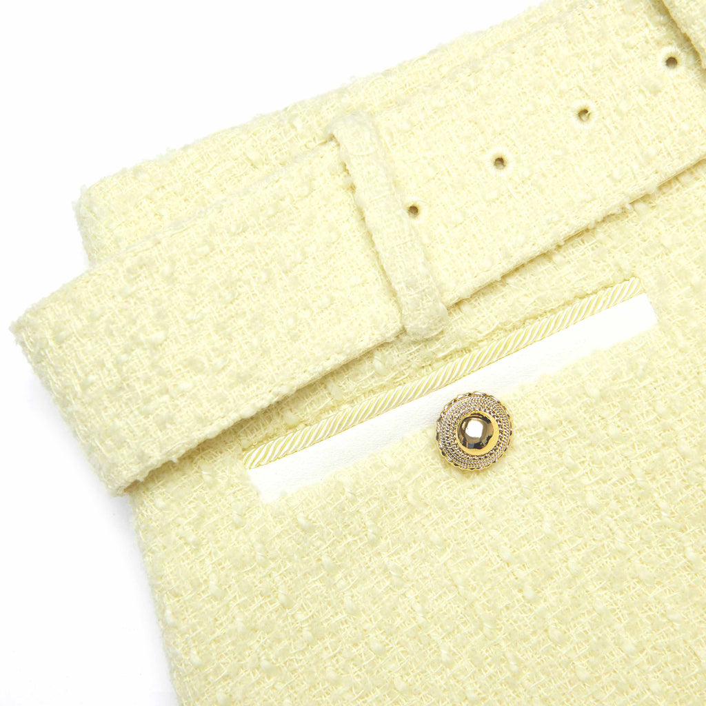 sigrid Boucle Skort in Yellow
